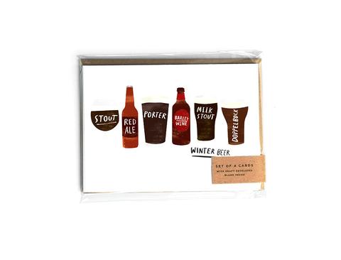 Winter Beer Card