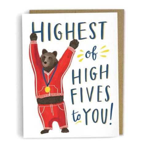 Highest of High Fives Card