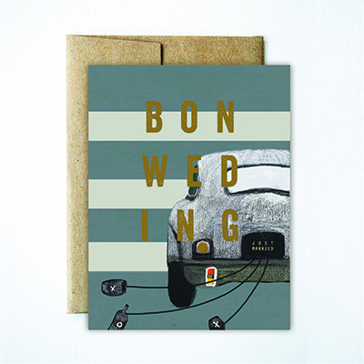 Bon Wedding Card