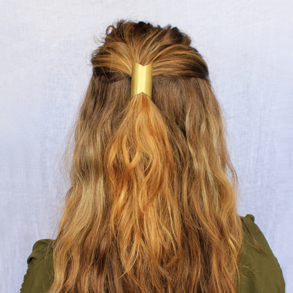 Brass Hair Tie
