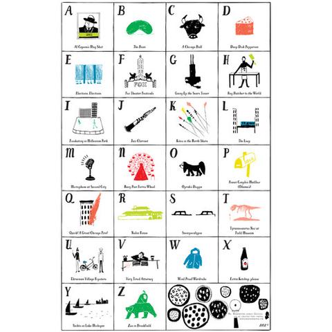 City ABC Art Prints