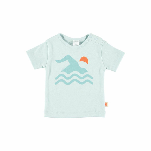 Blue Swim Tee
