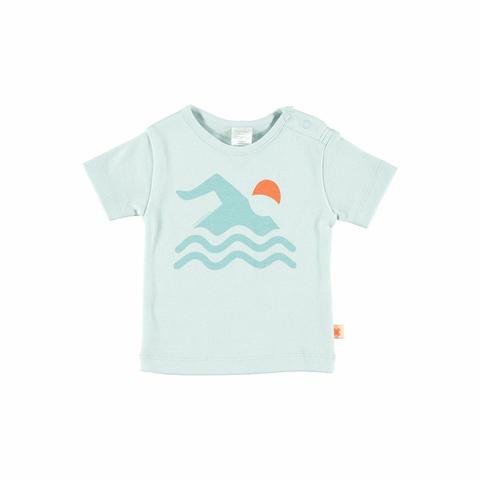 Blue Swim Tee