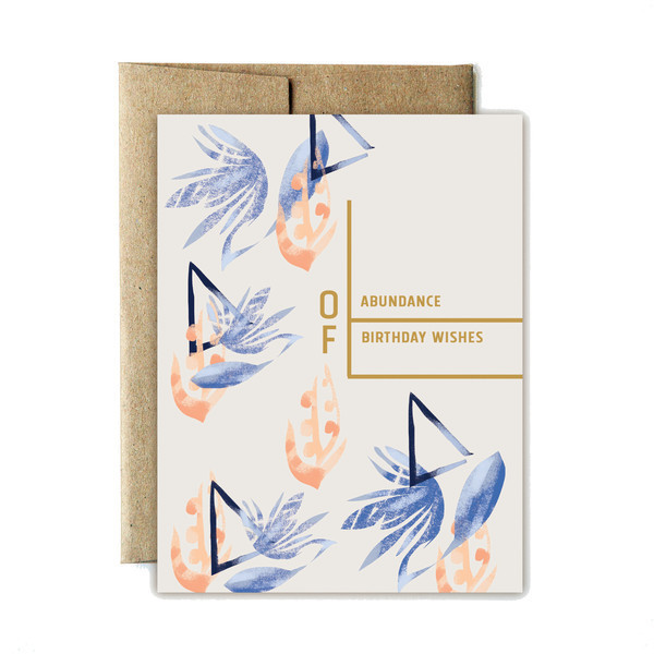 Abundance of Birthday Wishes Card