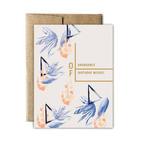 Abundance of Birthday Wishes Card