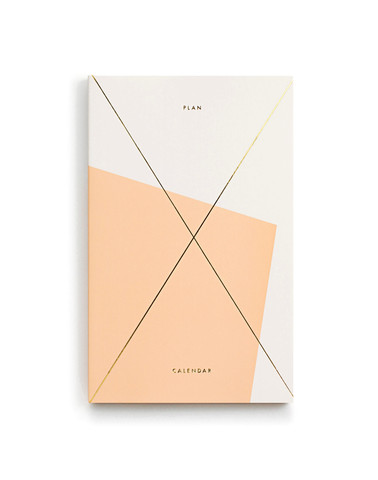 Any Year Planner - Peach and Gold