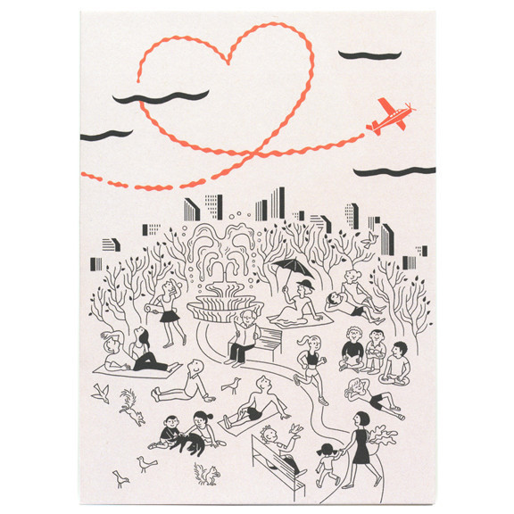 Love is Written in the Clouds Card