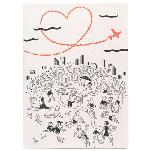 Love is Written in the Clouds Card