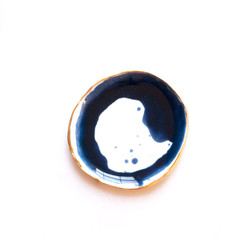 Handpainted Swirl Ring Dish