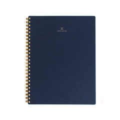 Navy Bookcloth Workbook