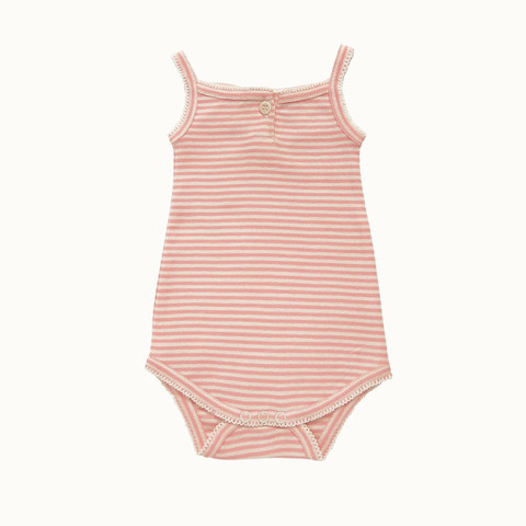 Pink Striped Singlet