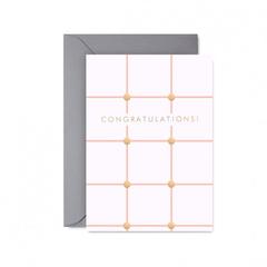 Neon Congratulations Card