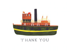 Tugboat Thank You Card