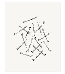 Bobby Pin Print