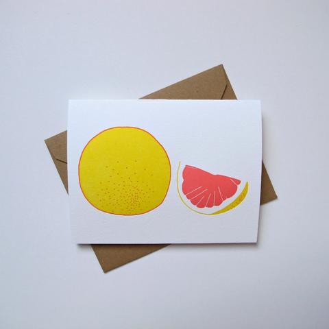 Grapefruit Card