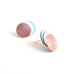 Triple Circle Earrings
