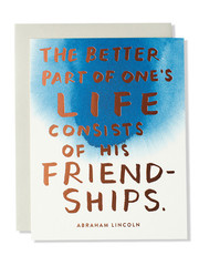 The Better Part of Ones Life Card/Art Print