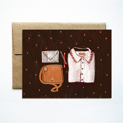Ruffle Shirt Card