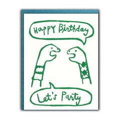 Happy Birthday, Let's Party Card