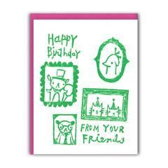 Happy Birthday From Your Friends Card