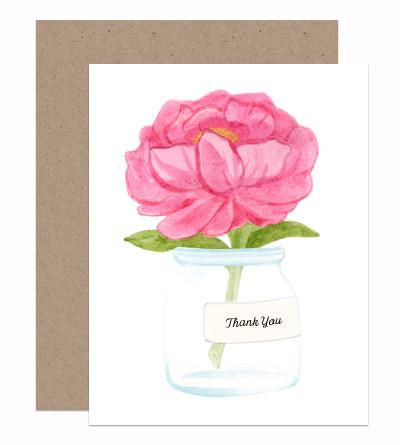 Thank You Flower Card
