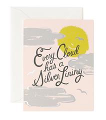 Every Cloud Has A Silver Lining Card