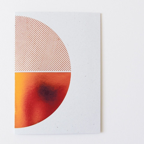 Copper Foil and Grey Notebook