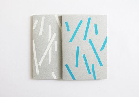 Handmade Stick Pattern Notebooks