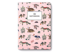 Pink Forest Animals Notebook