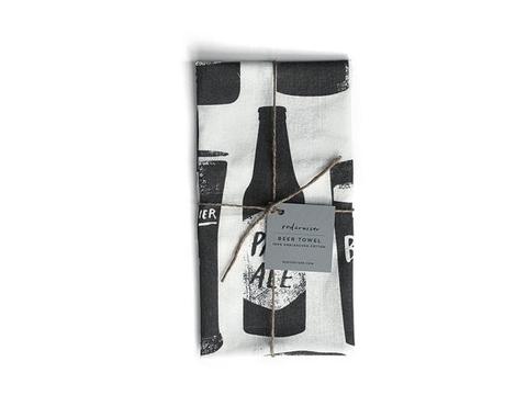 Beer Bottle Tea Towel