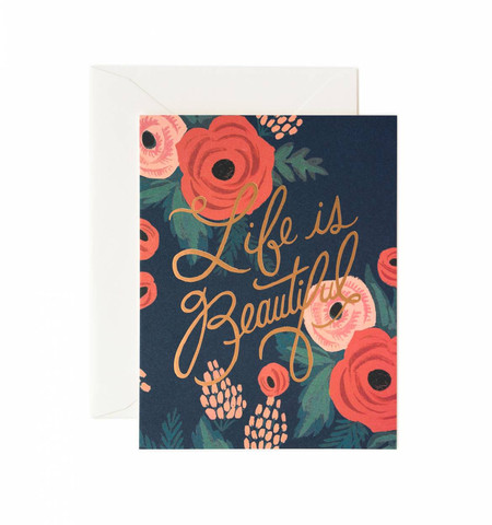 Life is Beautiful Card