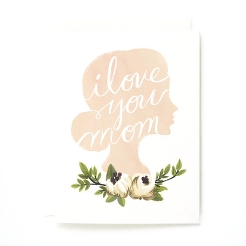 I Love You Mom Mother's Day Card