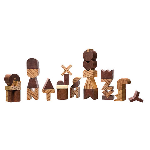 Wooden ABC Block Set