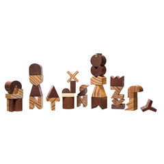 Wooden ABC Block Set