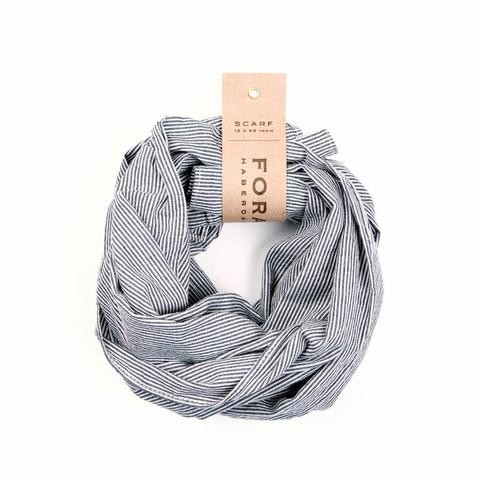 Denim Stripe Scarf