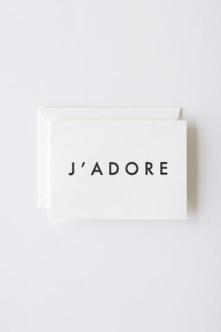J'adore Card