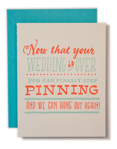 Stop Pinning Card