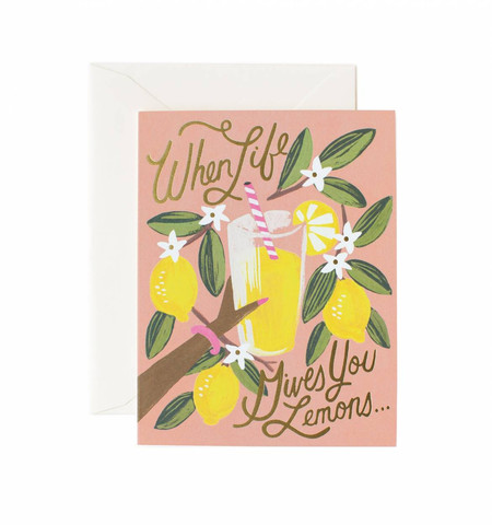 When Life Hands You Lemons Card