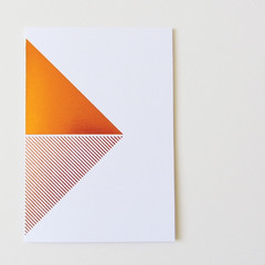 Copper Foil and White Notebook