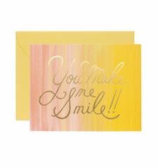 You Make Me Smile Card